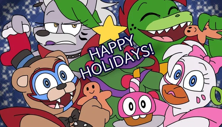 Happy holidays from the glamrocks