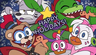 Happy holidays from the glamrocks