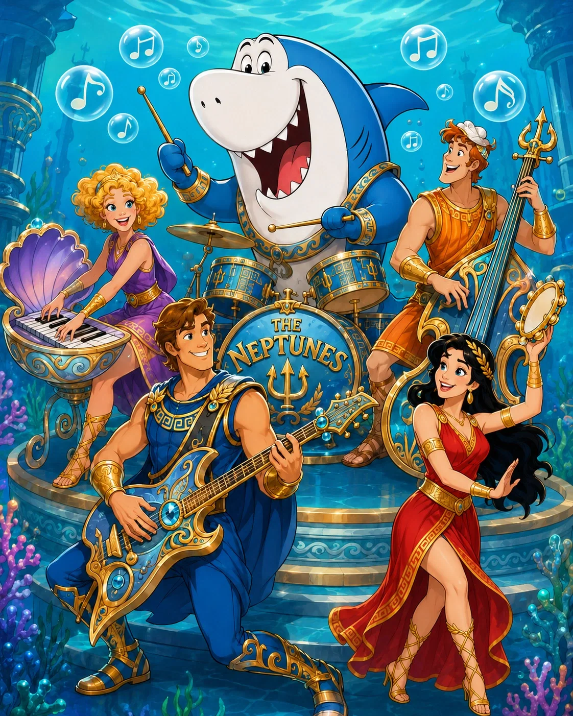 JABBER JAW and the NEPTUNES! Under Sea Rock Music Competition!