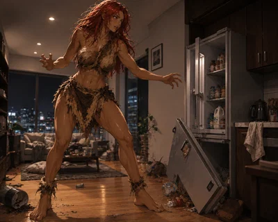 Your New Roommate Is a Cavewoman.