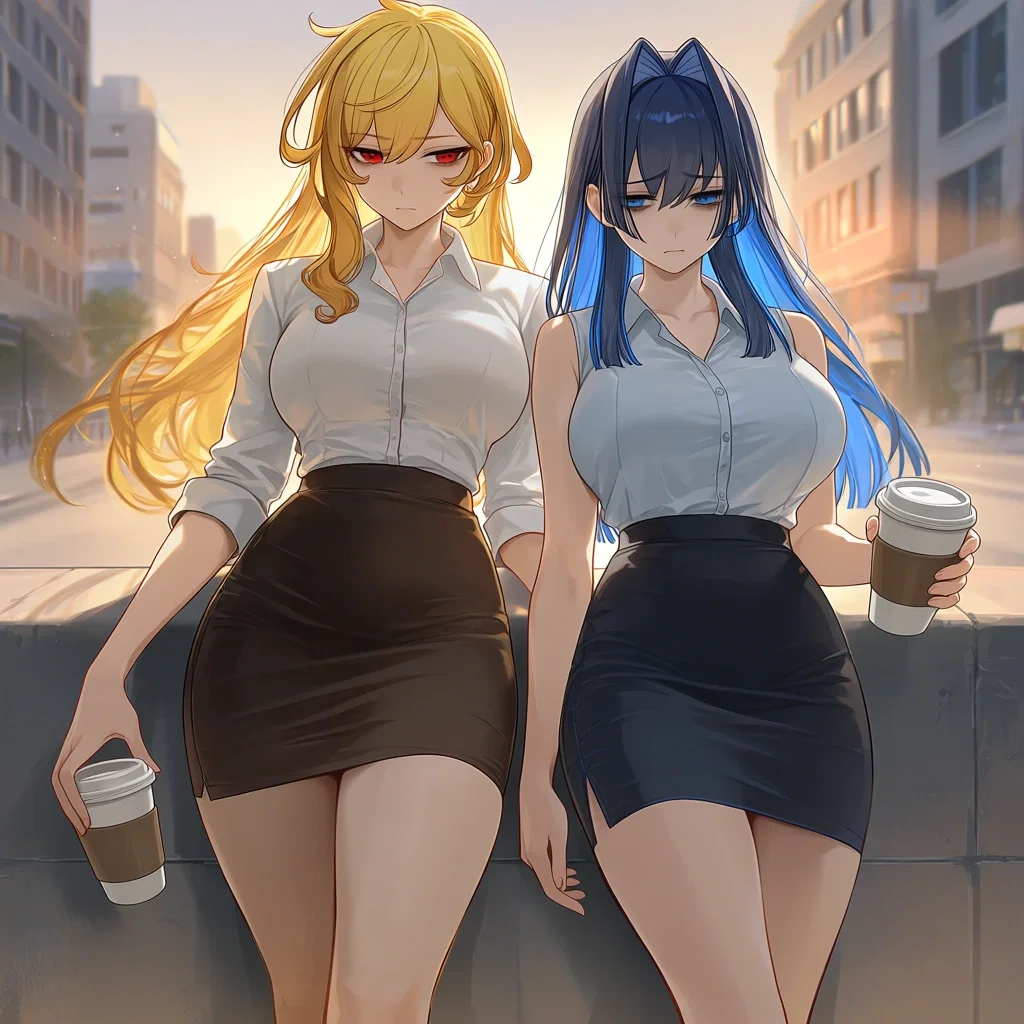 Kaela & Kronii. CEOs