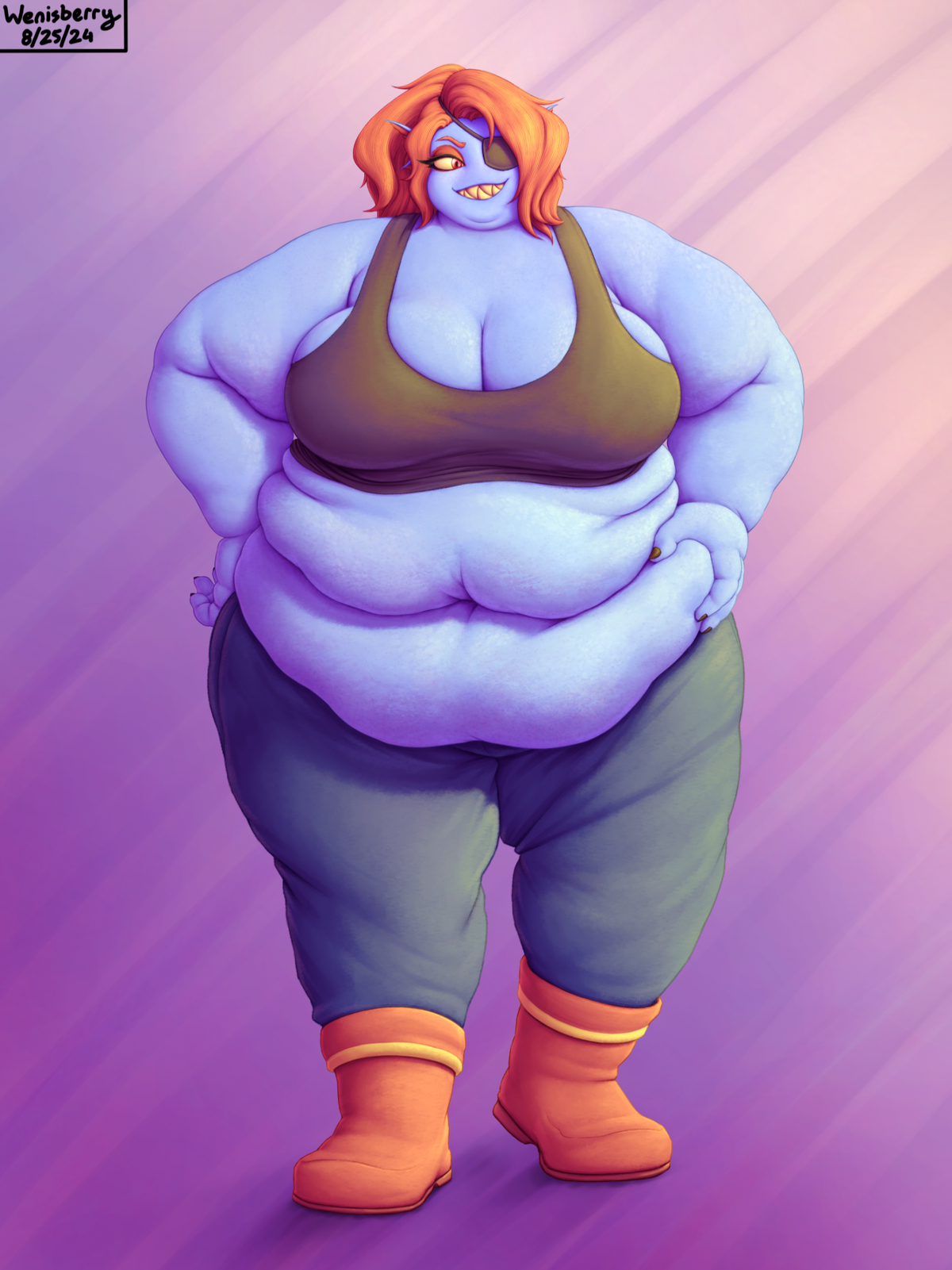 Undyne (Large yet Lean Fish)