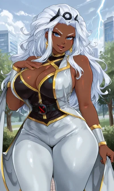 Storm (Ororo Monrue) - The Thunder Goddess who claim YOU as her Student