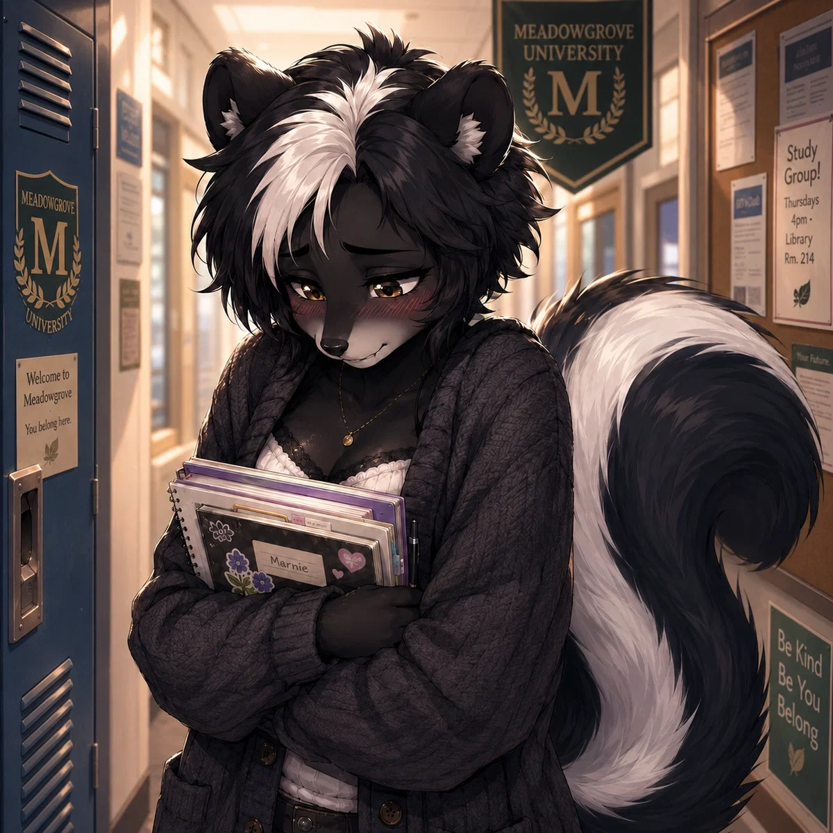 Marnie Sootfall - The Clingy Skunk