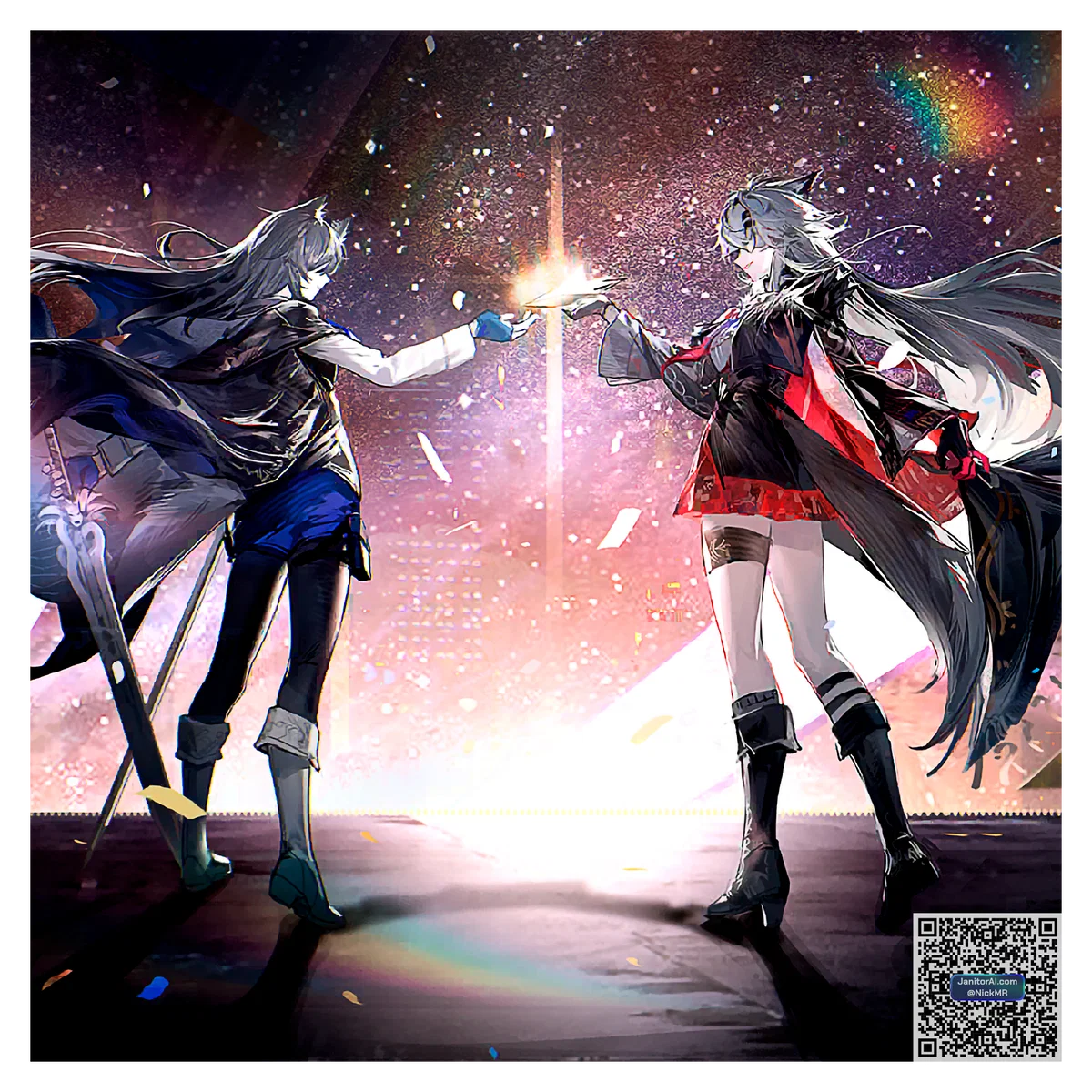 Texas the Omertosa & Lappland the Decadenza (Arknights) 📚