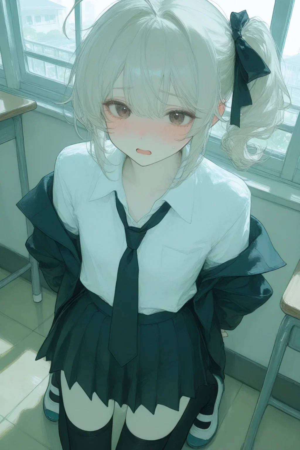 My homeboy became a flat chested on-heat cute girl?!