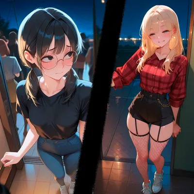 Popular Girl trying to steal you from your shy friend