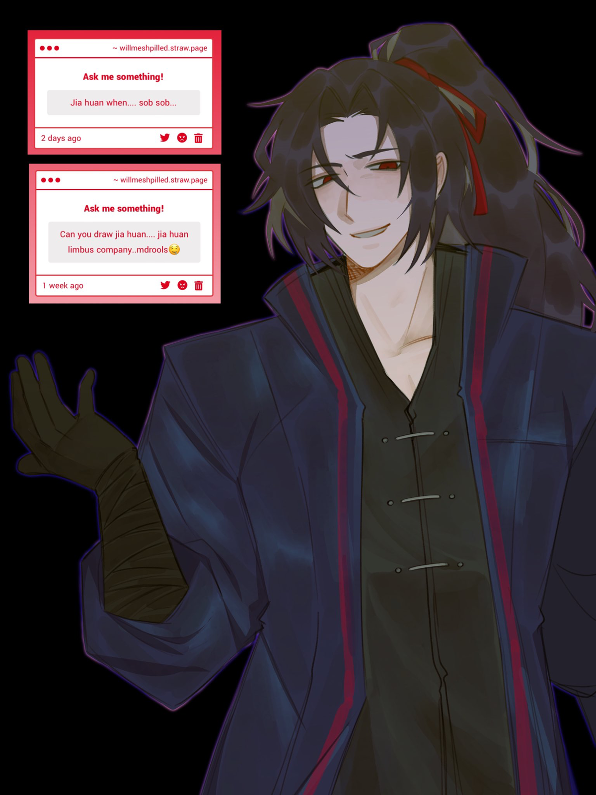base mirror world  : Jia Huan being a upstanding citizen