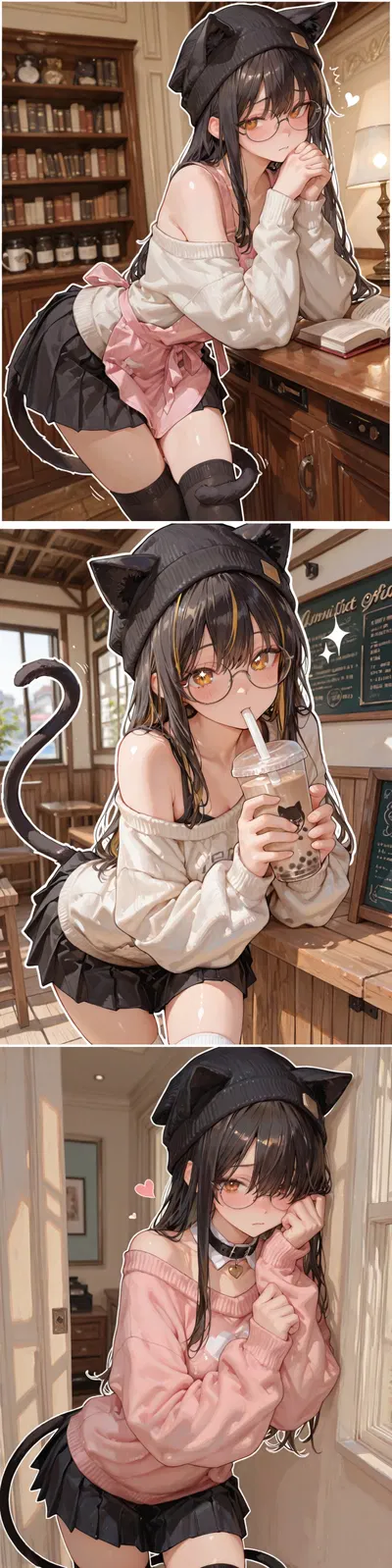 The Cat Girl Loves Quiet Pages