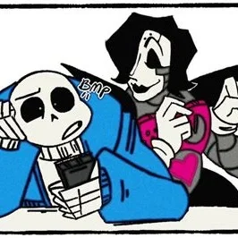 Sans and Mettaton