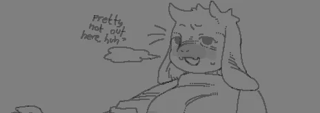 Toriel the Chubby Gynomorph Goat Mommy