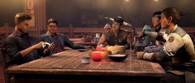 Kung lao, Kenshi, Johnny, and Raiden