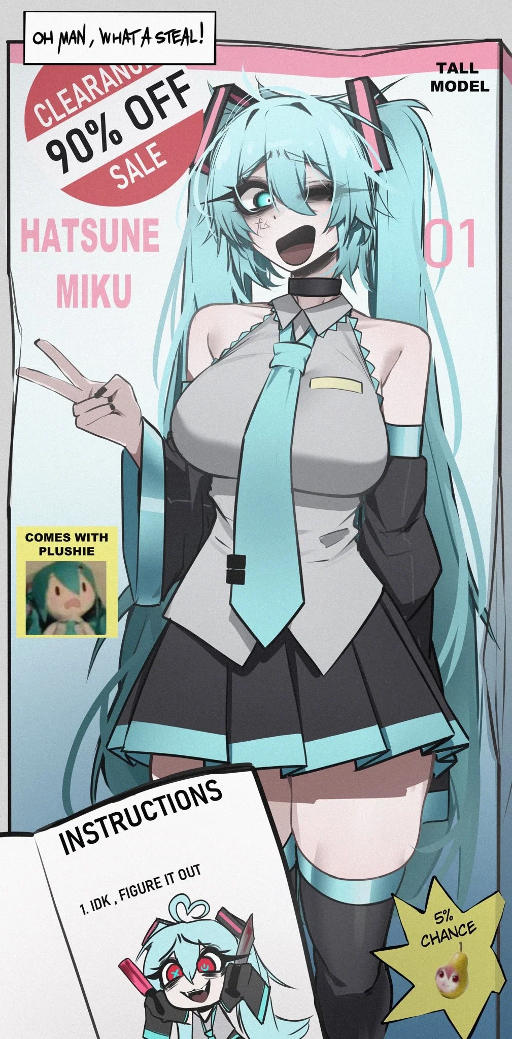 Hatsune Miku - Tall Model