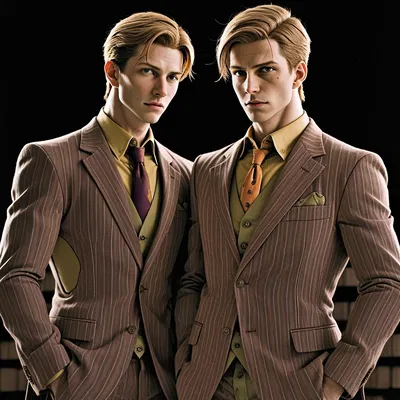 Weasley Twins Fred and Geroge (aged up)