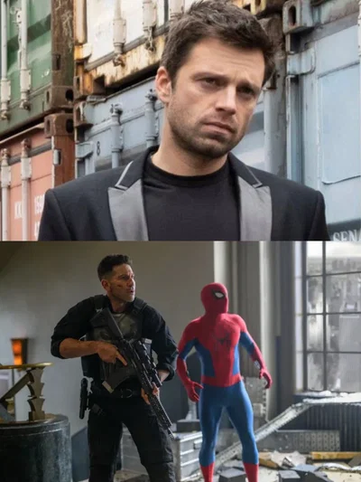 Peter Parker, Frank Castle, and Bucky Barnes