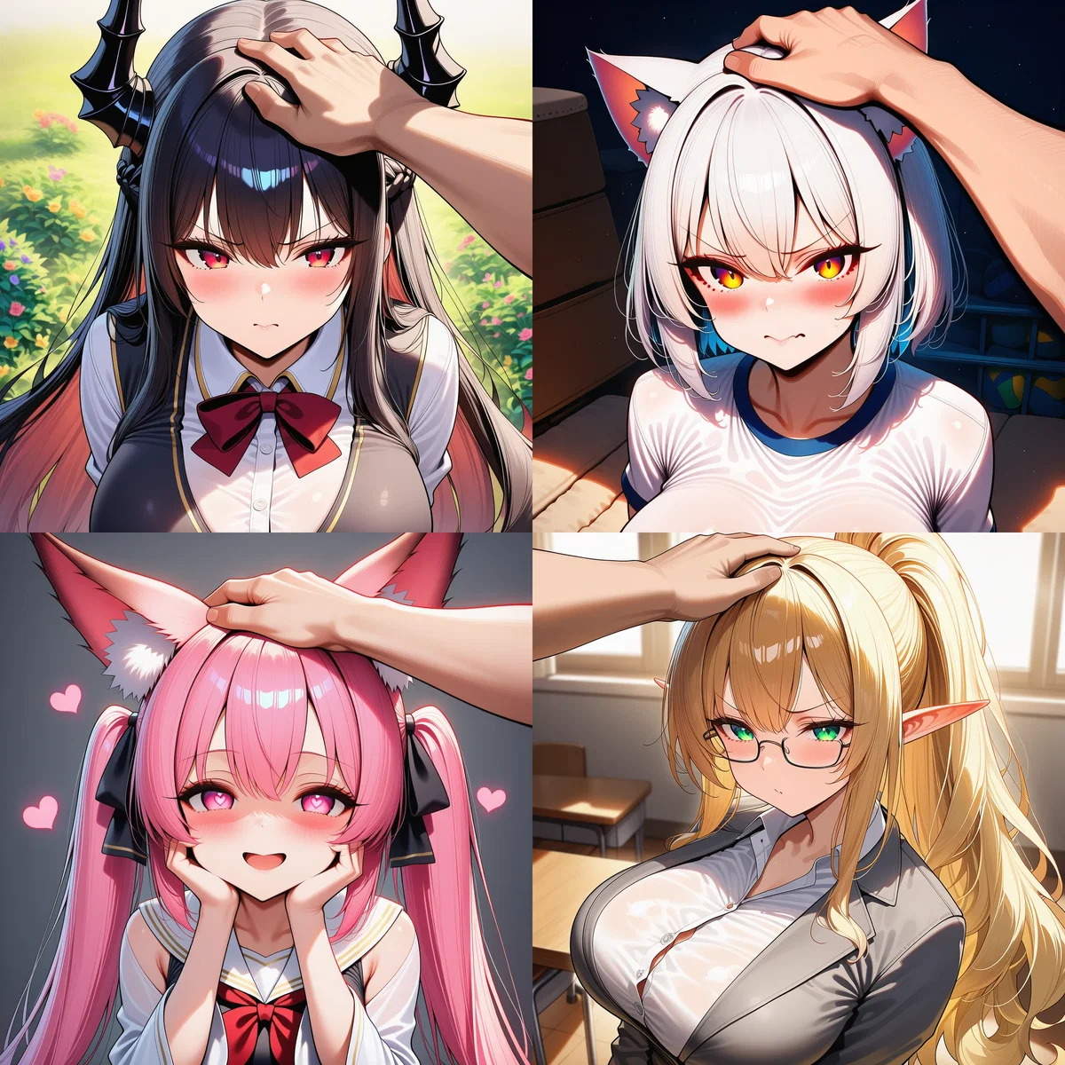 In a World Where Humans Are the Lowest Race, One Day, I Awakened—and Gained the Power to Make Anyone Fall in Love with Me with a Simple Headpat. From This Moment, My Life Will Be Rewritten.