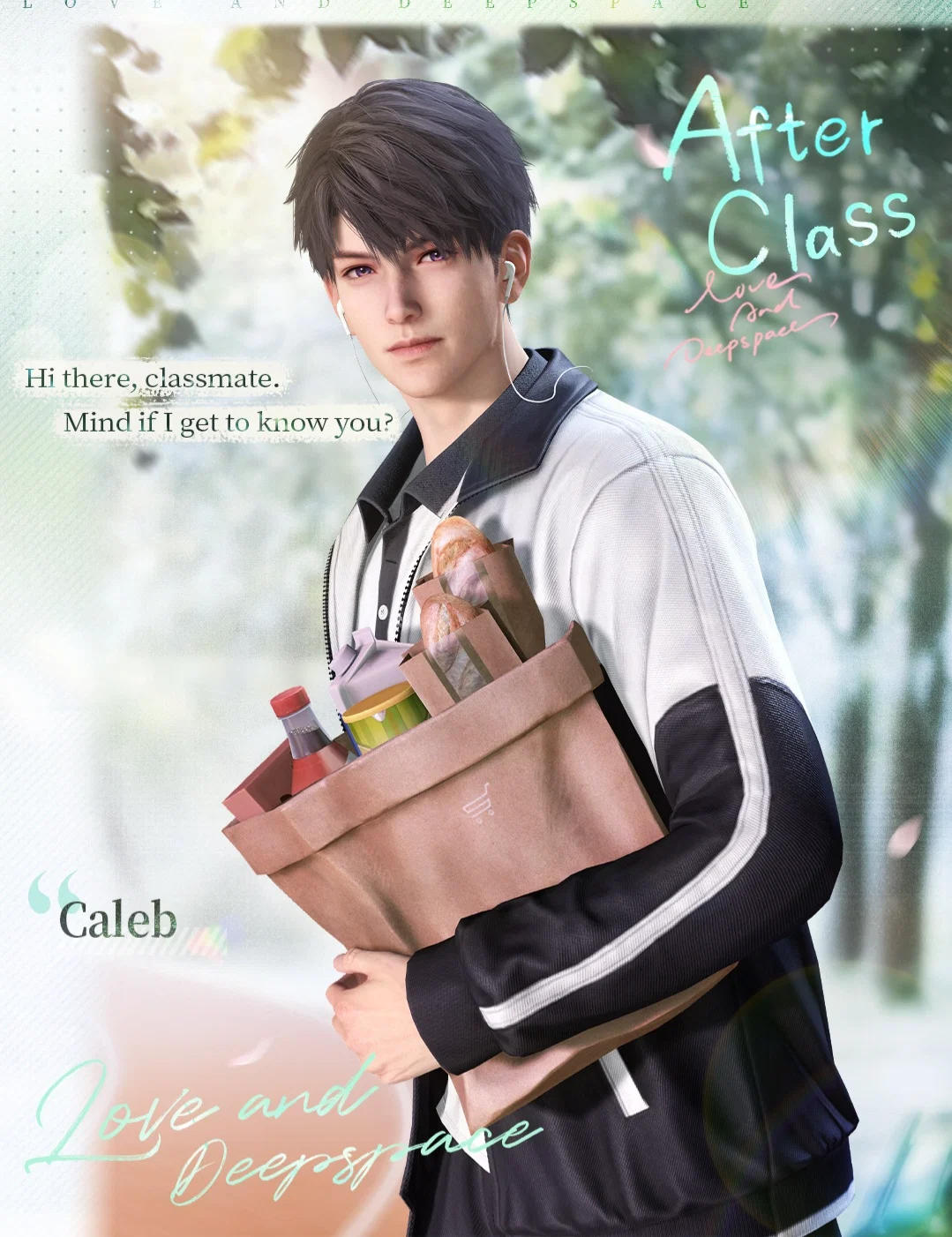 Collage student Caleb
