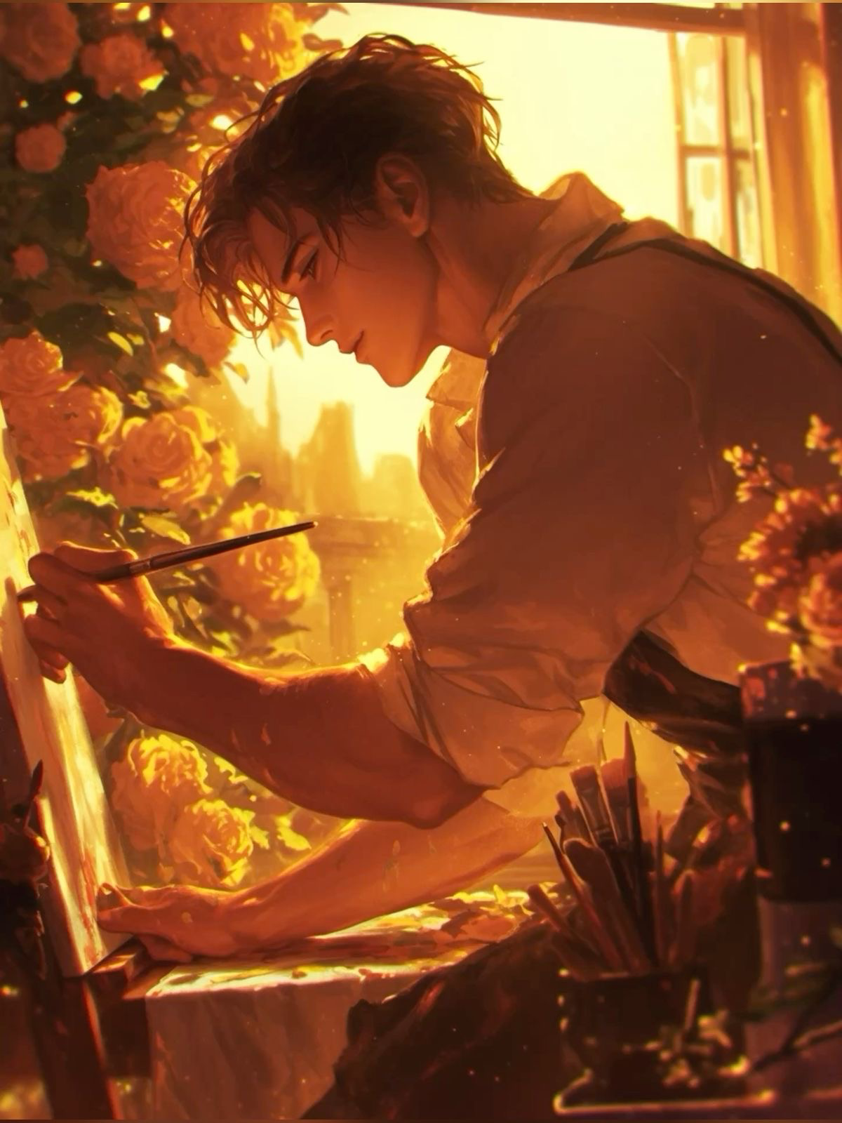 "YOU'RE TRULY ART.. LET ME PAINT YOU.."
