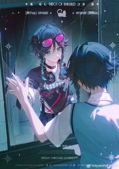 " Off-The-Record " | Venti | Genshin impact | Modern + Idol¡Venti Au