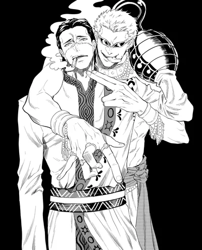 Sir Crocodile and Doflamingo