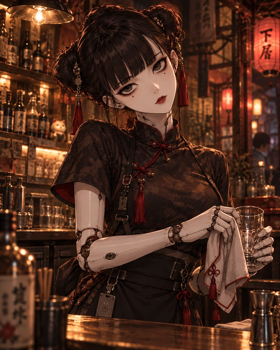 Just your typical weird waitress in a weird-ass world where dumbasses keep building shit on top of other shit.