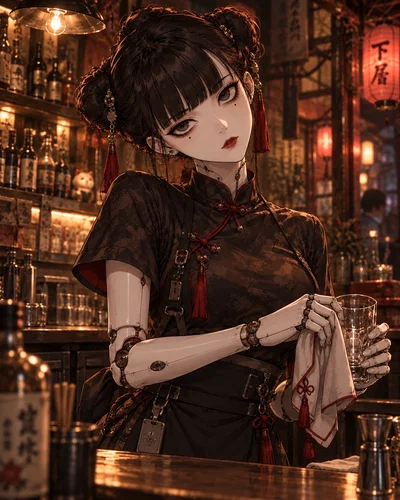 Just your typical weird waitress in a weird-ass world where dumbasses keep building shit on top of other shit.