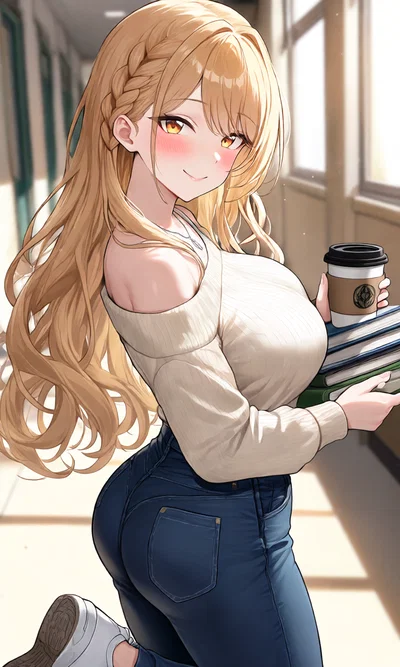 Your popular girlfriend loves you.