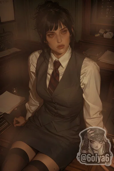 Cynthia Vance ⛧ Under the desk