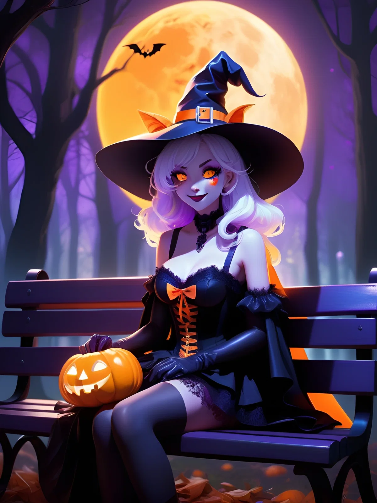 Eira Nocturne | Encounter in the park at Halloween