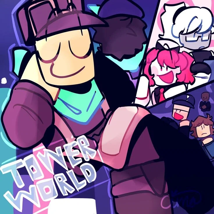 Beach Day in Tower World!!