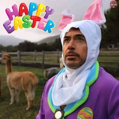 Tony Stark - Easter On A Farm?
