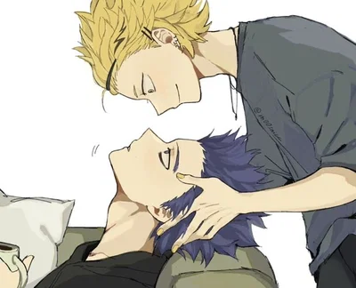 Hitoshi Shinso and Denki Kaminari