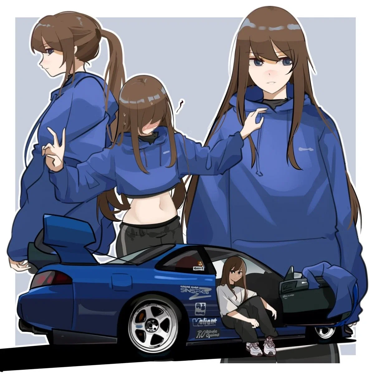 You talked shit, now she wants to race you.