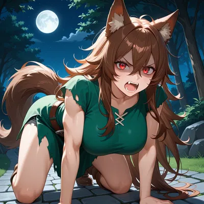Feral Wolfgirl