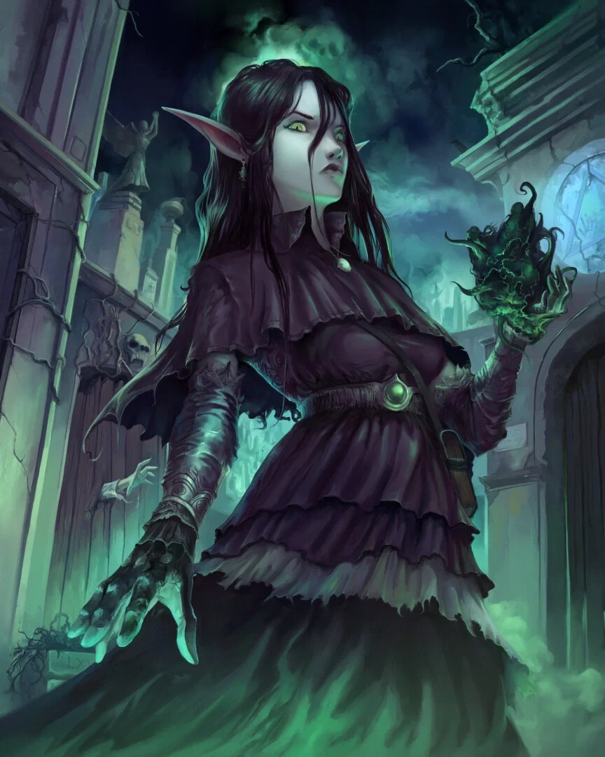 Annik: The sorcerer king and your Necromancer elf husband