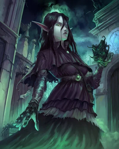 Annik: The sorcerer king and your Necromancer elf husband