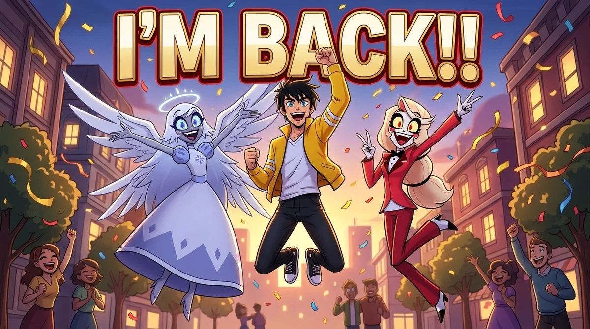 I'm back!! I'm HOME!