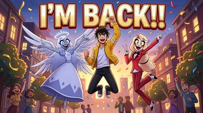I'm back!! I'm HOME!