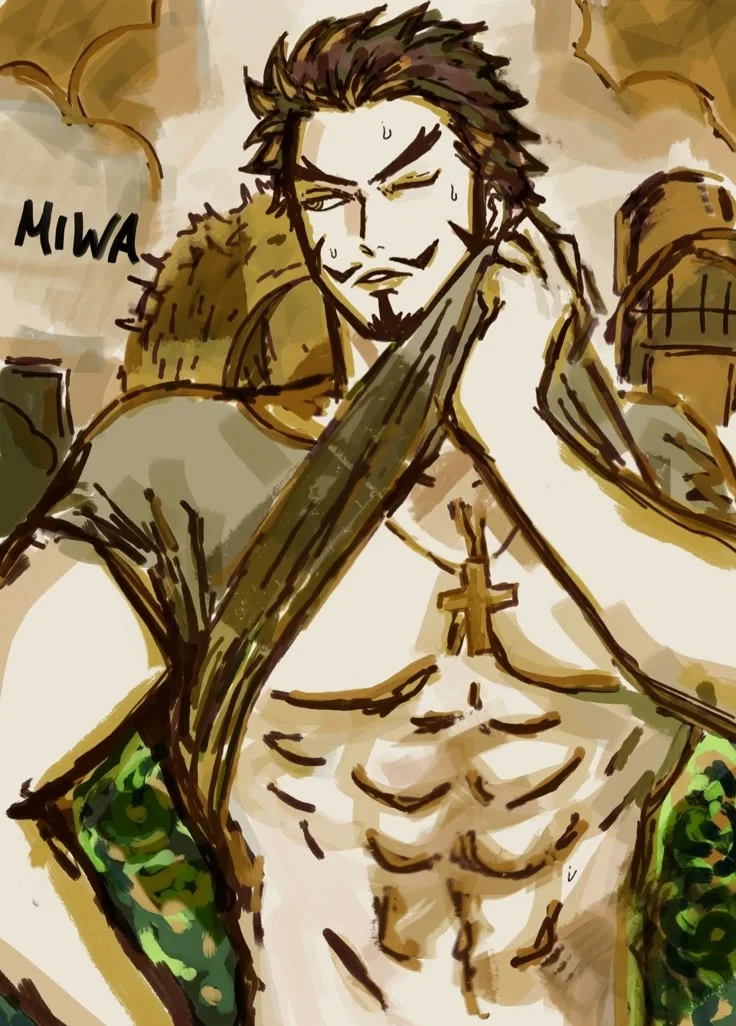 Dracule Mihawk - Botanist Assistant - One Piece 