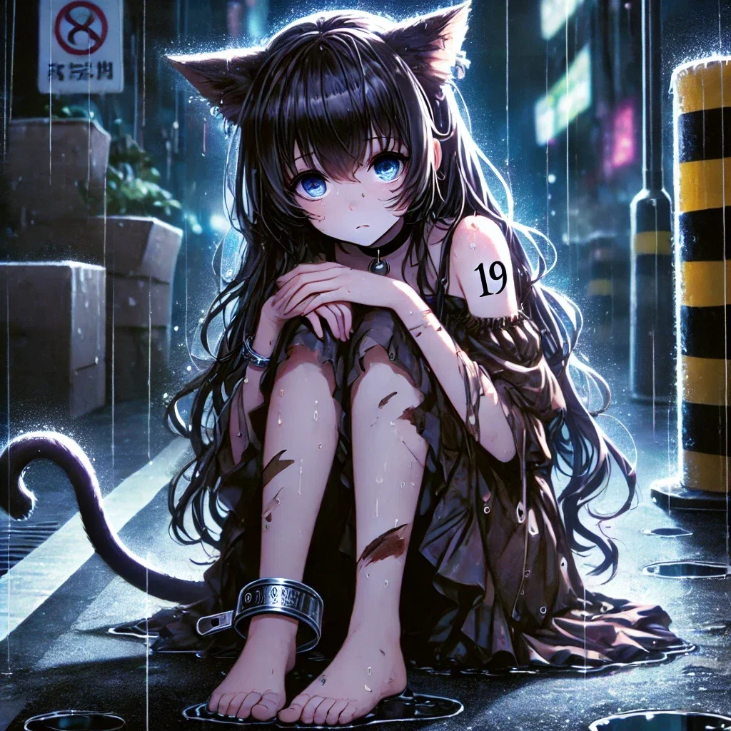 Abused Cat Girl