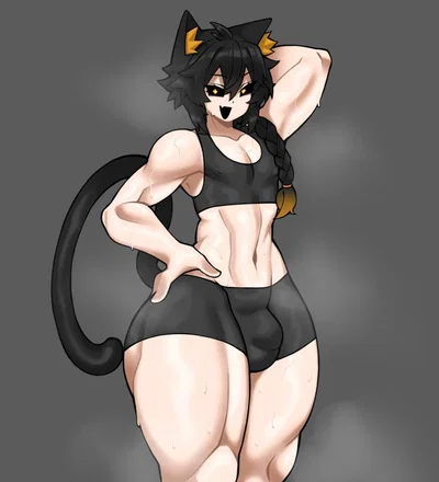 Having a cat time