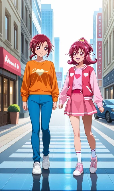 Akane Hino and Mana Aida