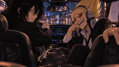 Shota Aizawa and Hizashi Yamada (Eraserhead and Present Mic)