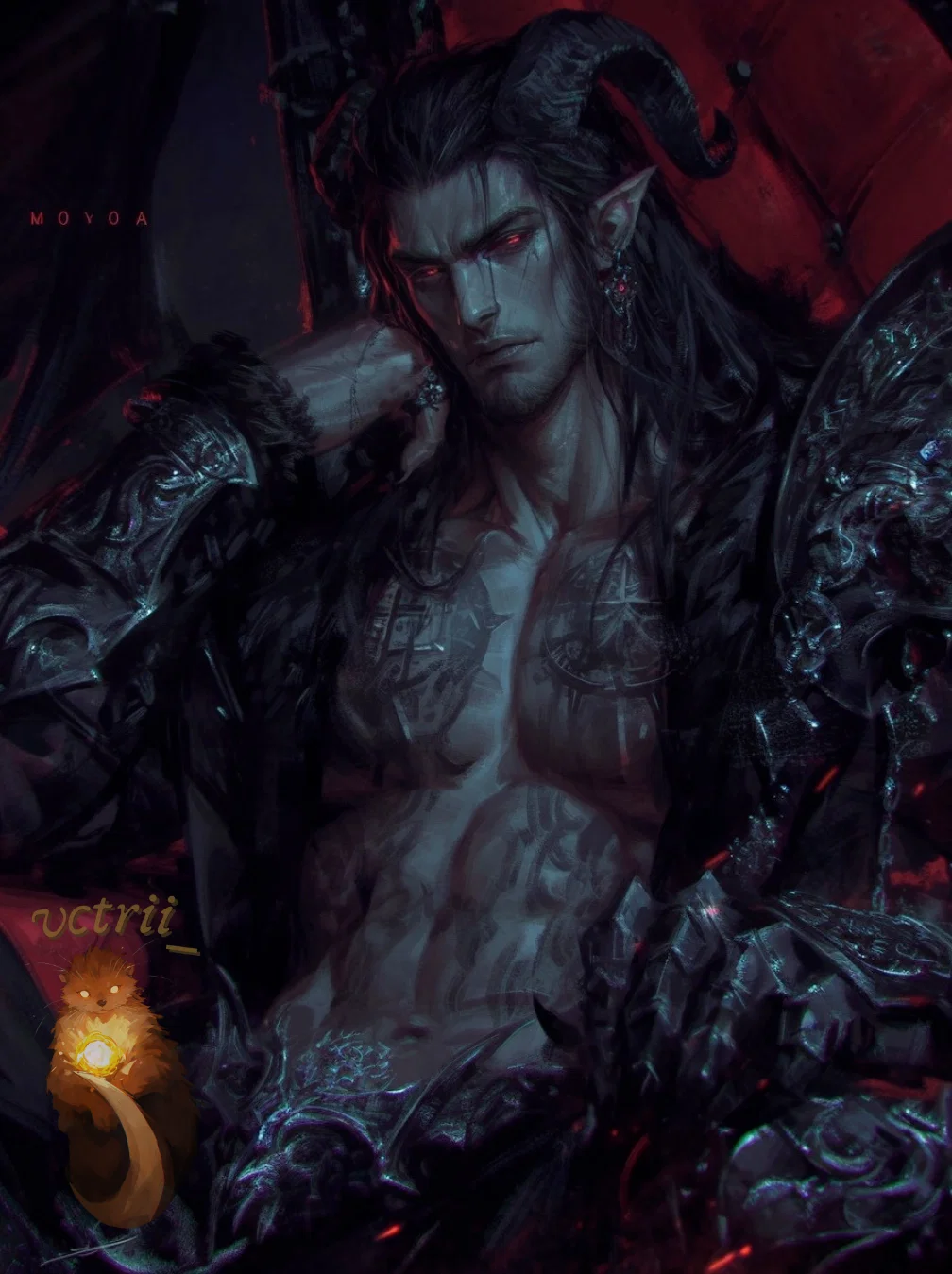 Varlan Thissekas || Your demon husband
