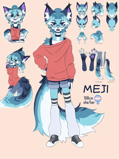 Meji (needy furry gf)