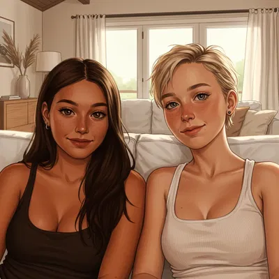 Stepsister and Friend: We Heard You Have a Girlfriend!