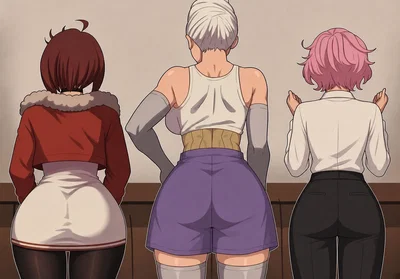 Harem: Momo, Seiko Ayase and Aira Shiratori
