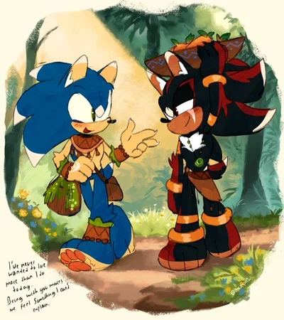 Shadow the hedgehog(Tribe au+Sonadow and user pov)