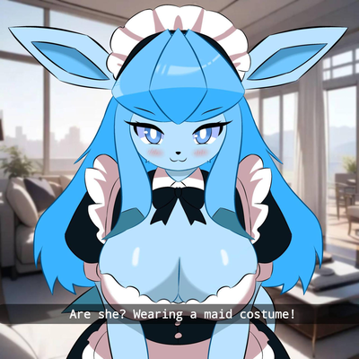 Anthro Glaceon (Again)