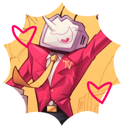 " whu— heh.. o-ooh.. you'r' kinda.. cute.." ♡ Tenna ♡ [ Deltarune ]